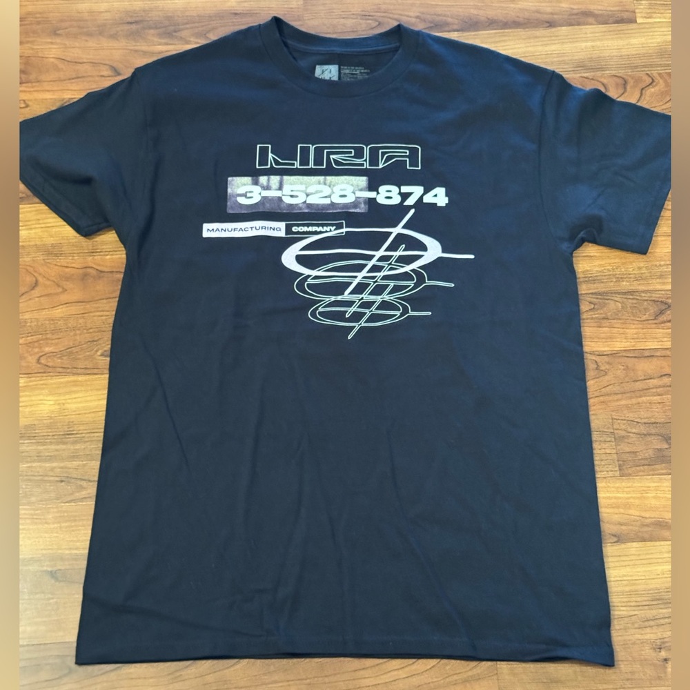 NWOT, Lira Manufacturing Company short sleeve tee, size M